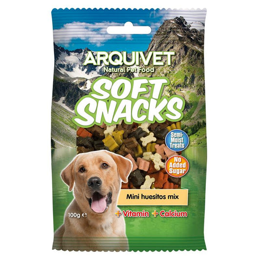 Soft Snacks Mini huesitos mix Arquivet 100gr