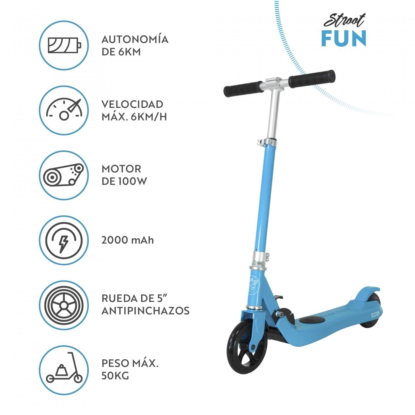 Patinete Eléctrico Olsson Fun Azul