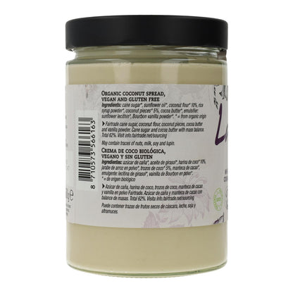 Crema Blanca con Coco vegana La Vida Vegan, 600 g
