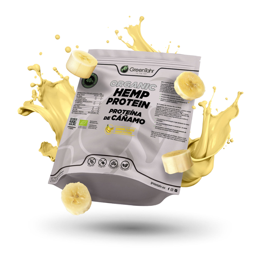 Proteína cañamo ECO sabor banana Green Tahr 750g