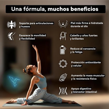 Colágeno con Magnesio Sevens Nutrition 120 cápsulas