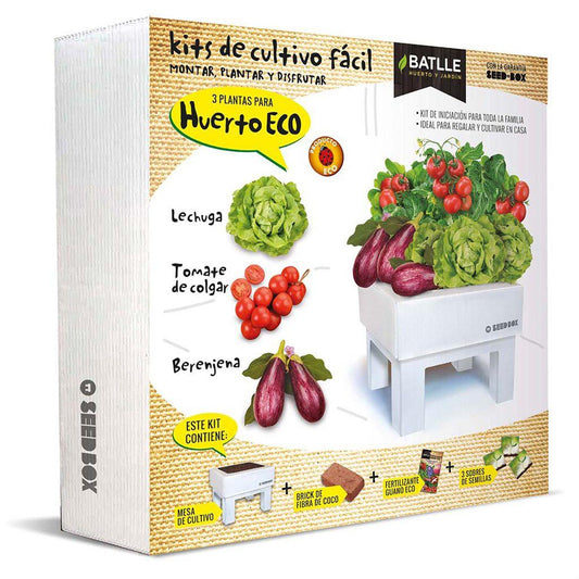 Kit de autocultivo Seed Box huerta eco Batlle