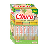 Churu Variedades de pollo Snack cremoso para gatos 60x14 g