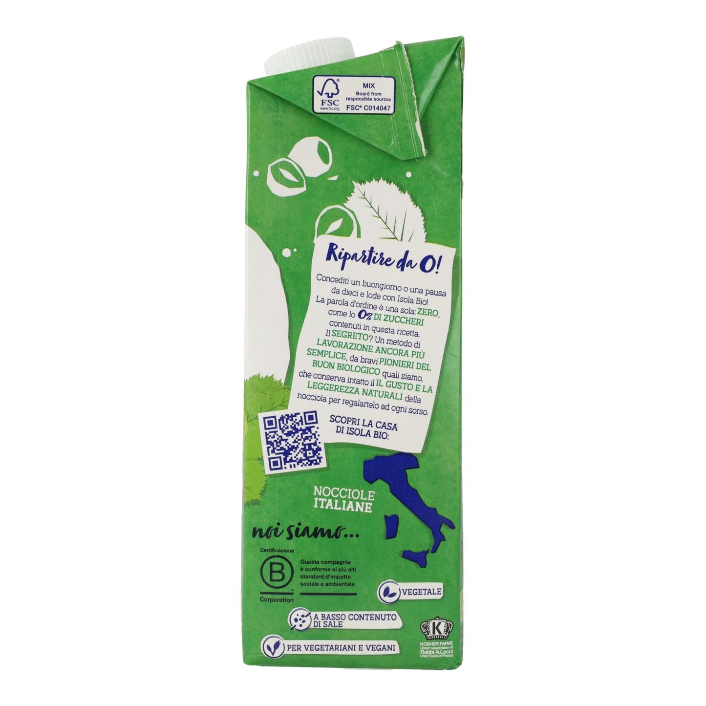 Bebida de Avellana BIO Isola Bio 1 L