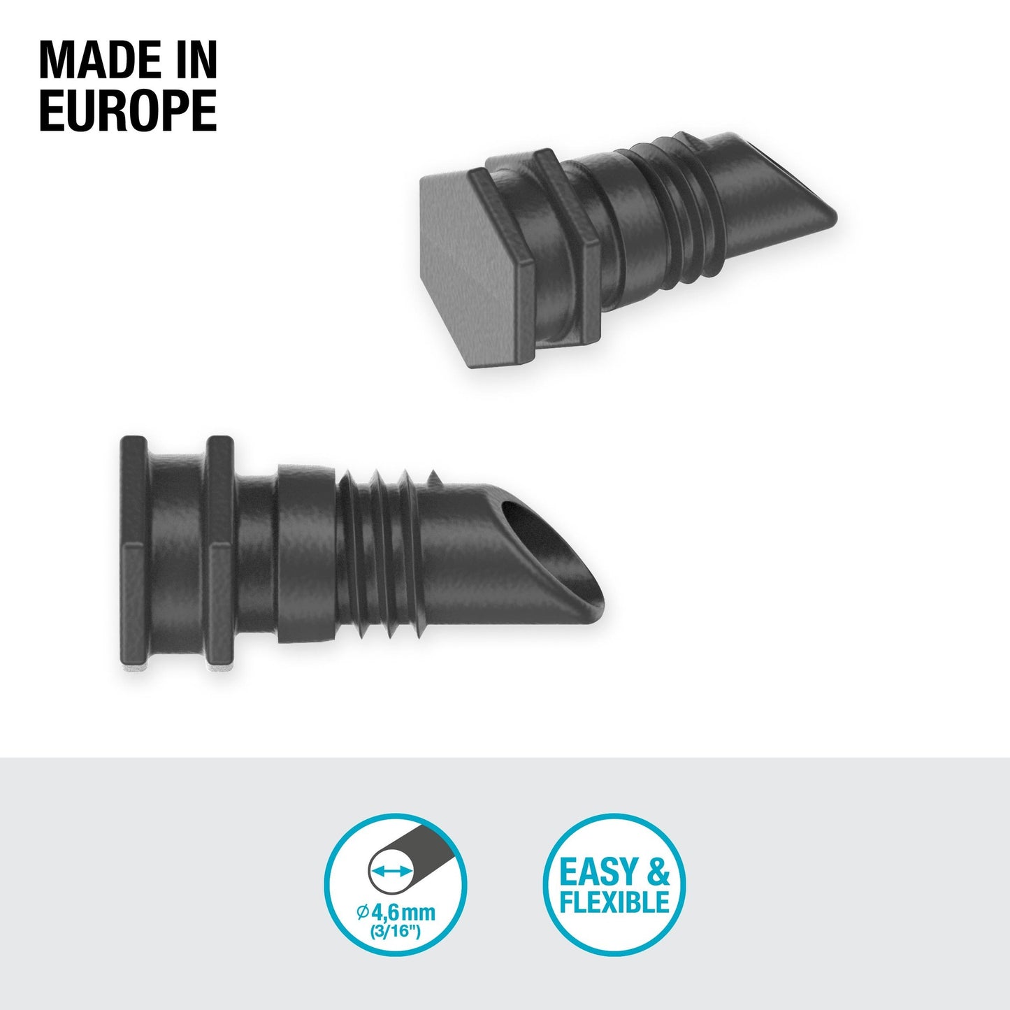 Tapón 4.6 mm (3/16") Microdripsystem Gardena