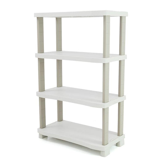 Estantería 90 cm con 4 estantes Space Saver Plastiken Beige
