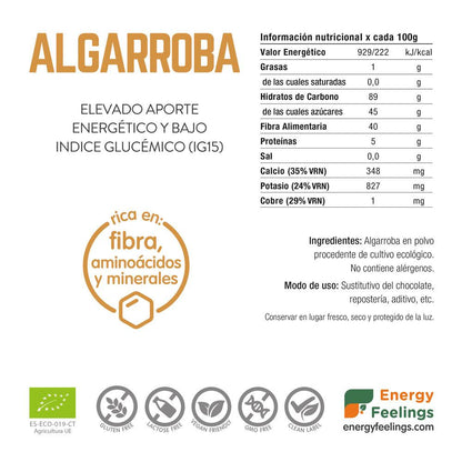 Algarroba en polvo Energy Feelings 1 kg