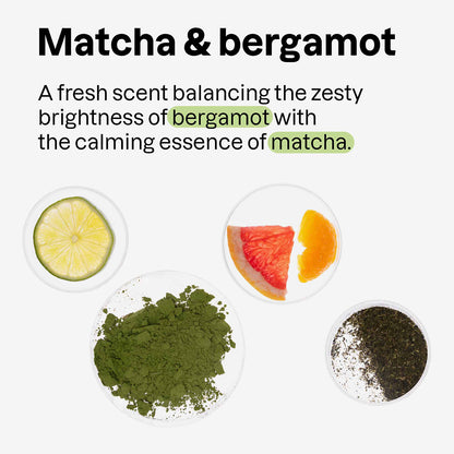 Super leaves men jabón Corporal Sólido Matcha & Bergamota 113 g