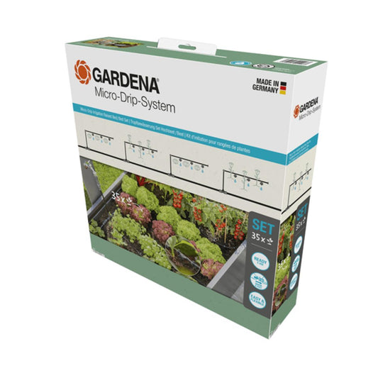 Set de Micro-Riego por Goteo para huertos y parterres (35 plantas) Microdripsystem Gardena