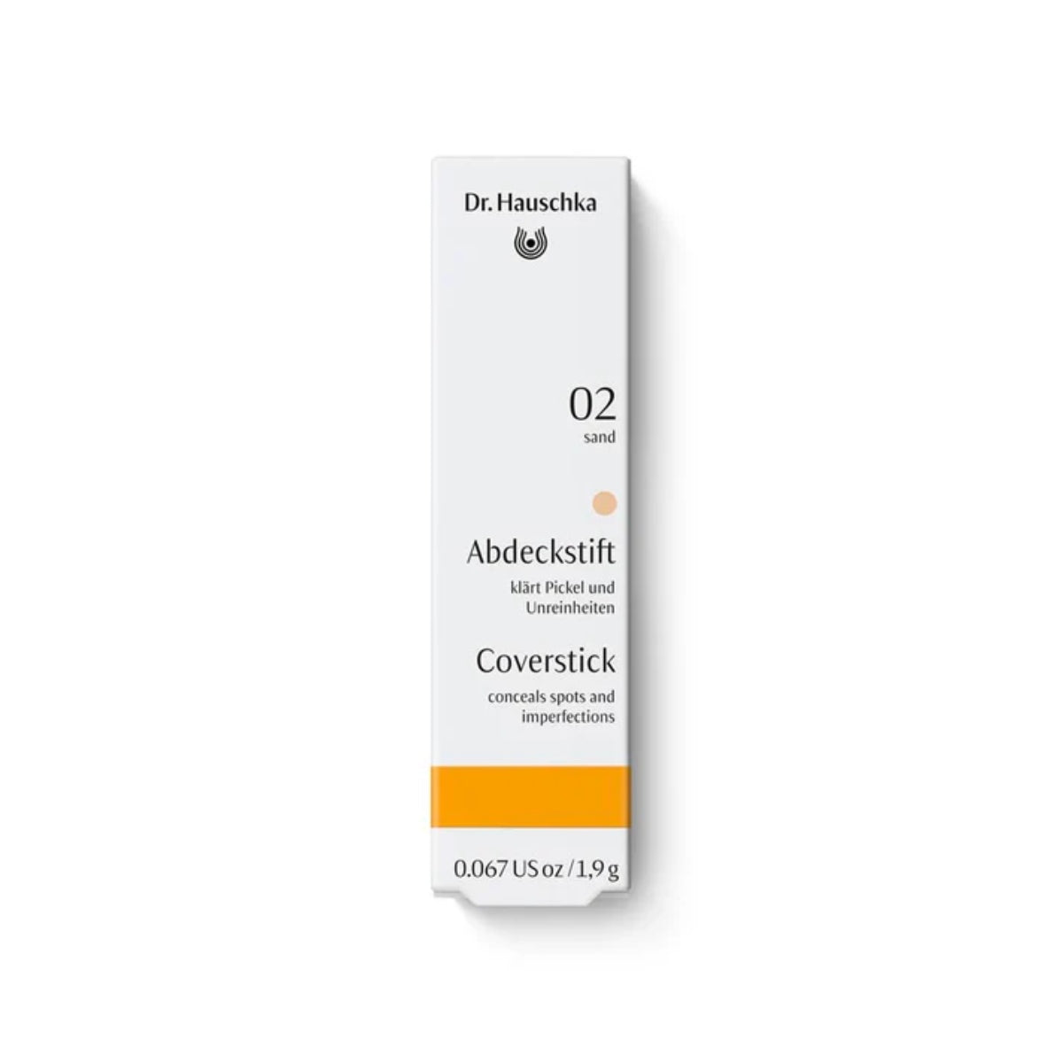 Cover stick 02 Sand, Dr Hauschka, 1,9g