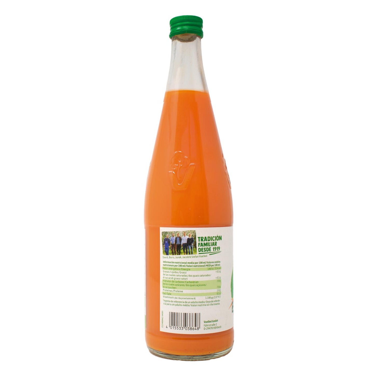 Zumo de Zanahoria Lactofermentado Voelkel 700ml