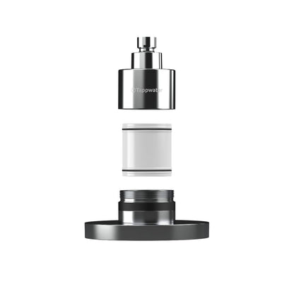 Pack anual Cabezal de ducha con filtro ShowerPro Rain SMR Tappwater (Reacondicionado)