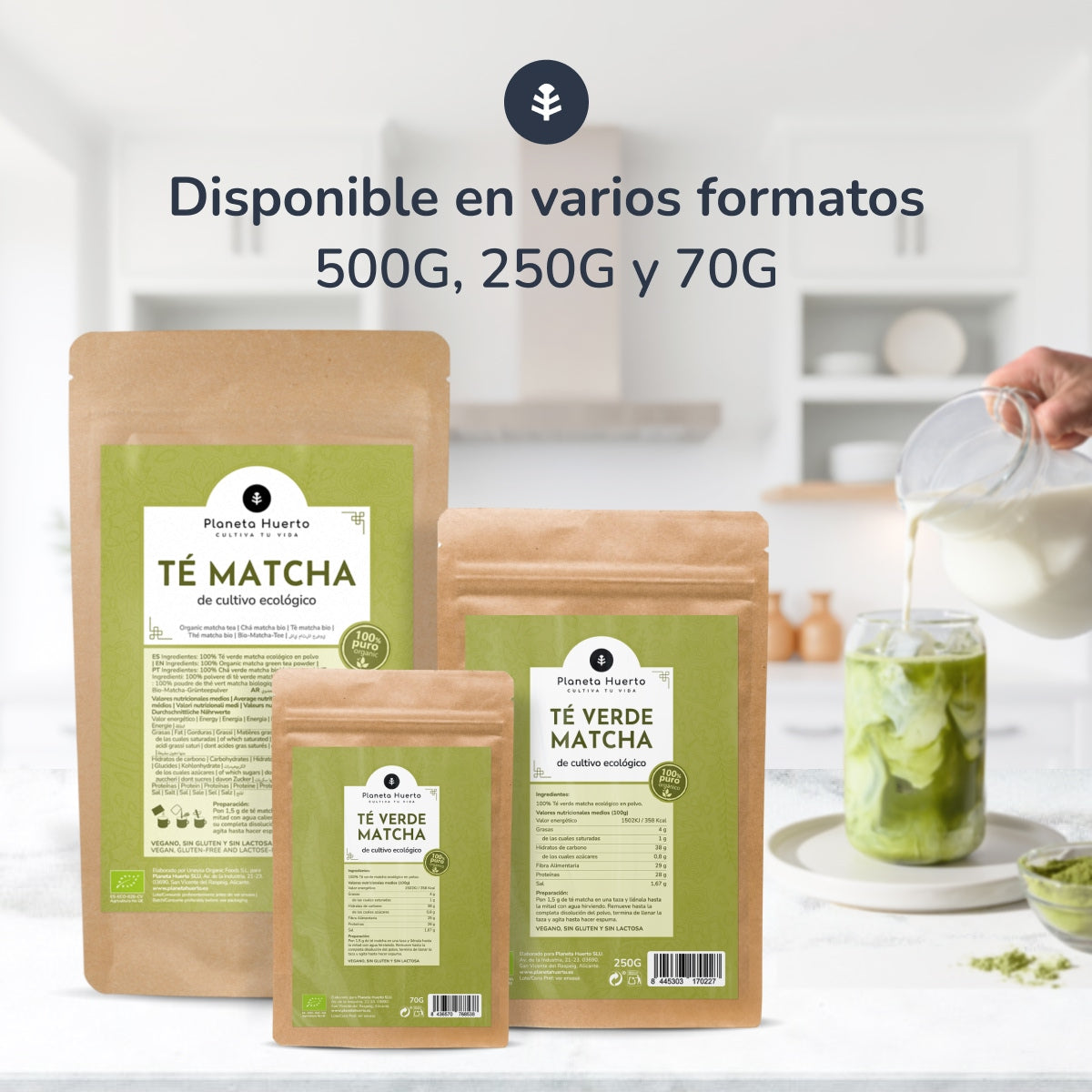 Té Matcha en polvo ECO Planeta Huerto 70 g
