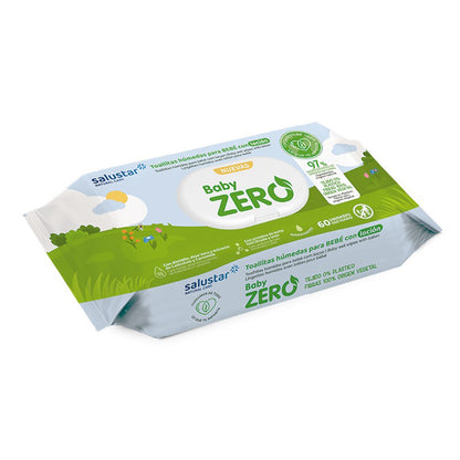 Pack 12 x Toallitas infantiles biodegradables Salustar 60 uds