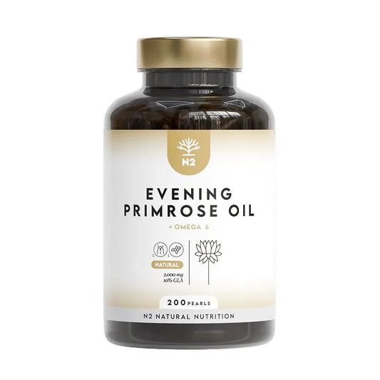 Aceite de Onagra + Vit. E 50 días Hormonas N2 Natural Nutrition 200 perlas