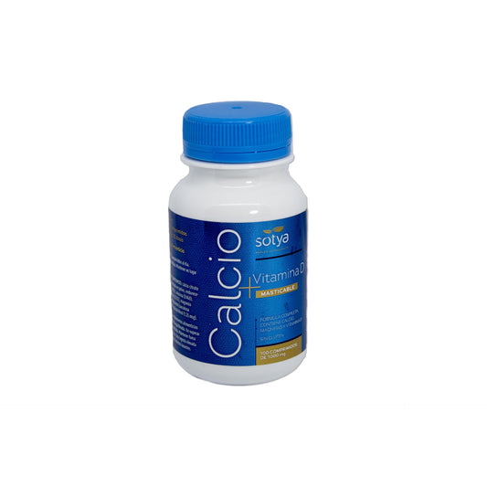 Calcio + D 3 Sotya 100 Comprimidos Masticables