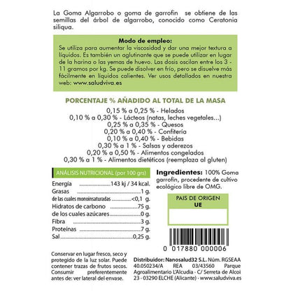 Goma garrofín Salud Viva 60 g