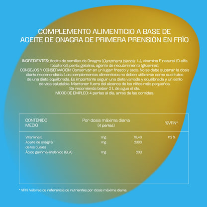 Aceite de Onagra BICENTURY 200 perlas