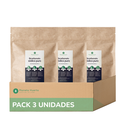 Pack 3xBicarbonato sódico Planeta Huerto 2,5 Kg