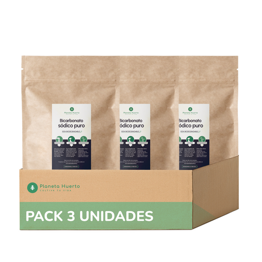 Pack 3xBicarbonato sódico Planeta Huerto 2,5 Kg