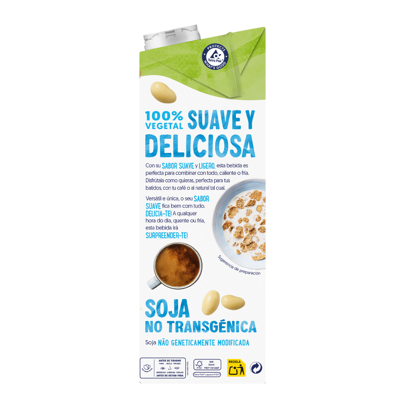 Pack 6x Bebida de Soja Ligera Alpro 1 Litro