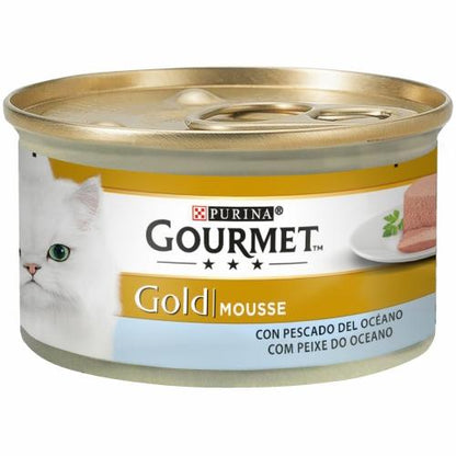 Pack 24 x GOURMET GOLD Mousse Comida húmeda Pes Oceano 85g