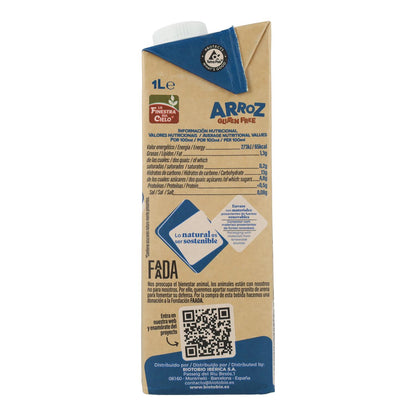 Bebida de Arroz Sin Gluten Bio La Finestra Sul Cielo 1 L