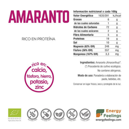 AMARANTO ECO grano pelado: (1 Kg) XXL Pack