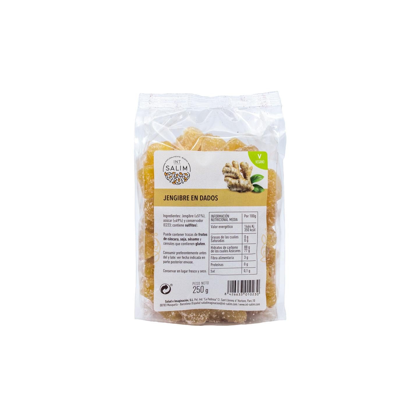 Jengibre en dados Eco-Salim 250 g