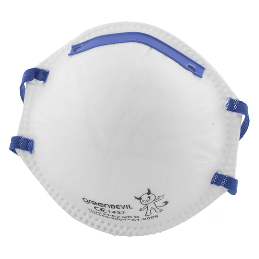 Máscaras antipolvo FFP2 Prevención antigripe Wolfcraft