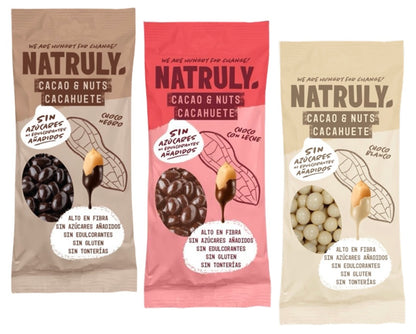 Cacao&Nuts Chocolate blanco Natruly 50g