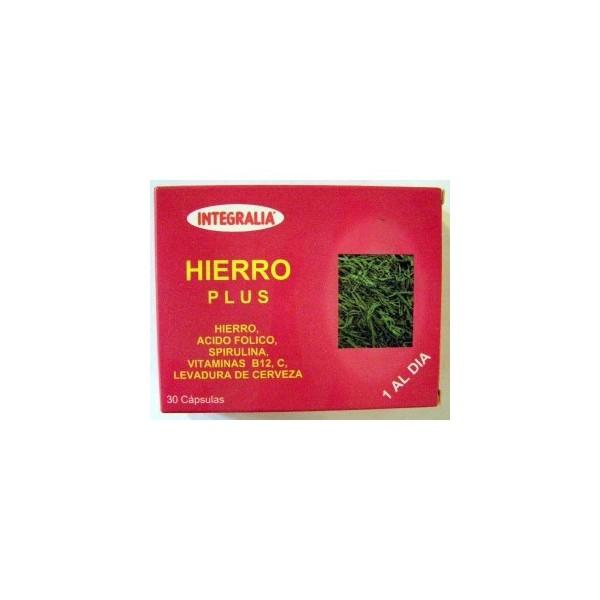 Hierro Plus Integralia 30 Cápsulas