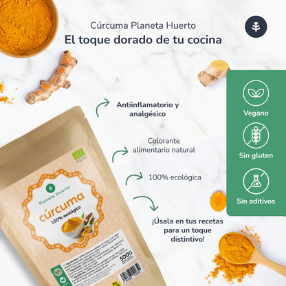 Cúrcuma en polvo ECO Planeta Huerto 500 g