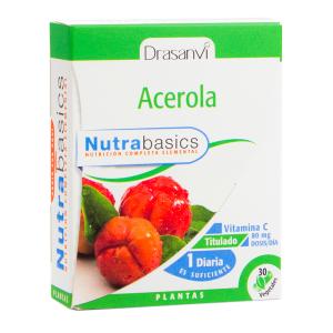 Acerola Nutrabasicos Drasanvi, 30 cápsulas