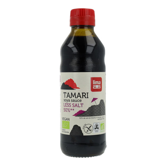 Salsa de soja Tamari 50% menos de sal ECO Lima