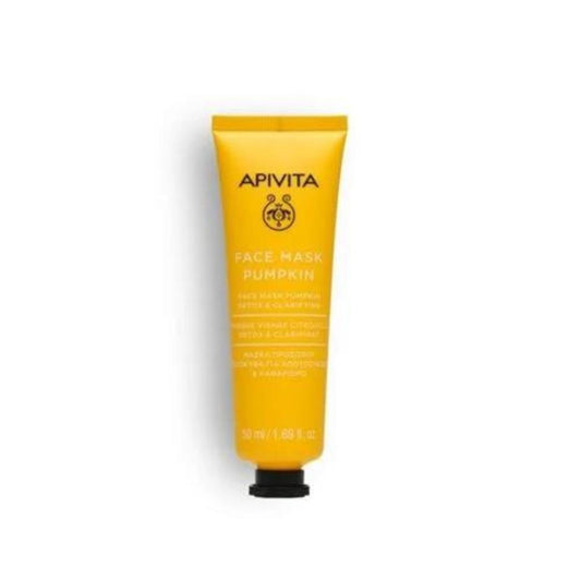 Mascarilla facial limpiadora & detox con calabaza APIVITA, 50 ml