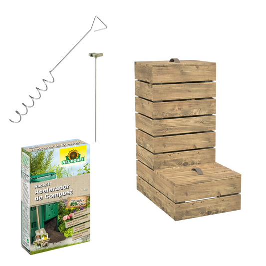Pack Compostaje en el jardín Alto 95 L