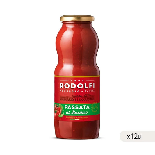 Puré de Tomate con Albahaca Rodolfi 690g