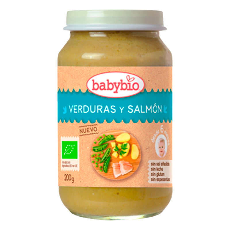Pack Tarritos Menús Pescado Bio (a partir de 6 meses) babybio, 2 Uds