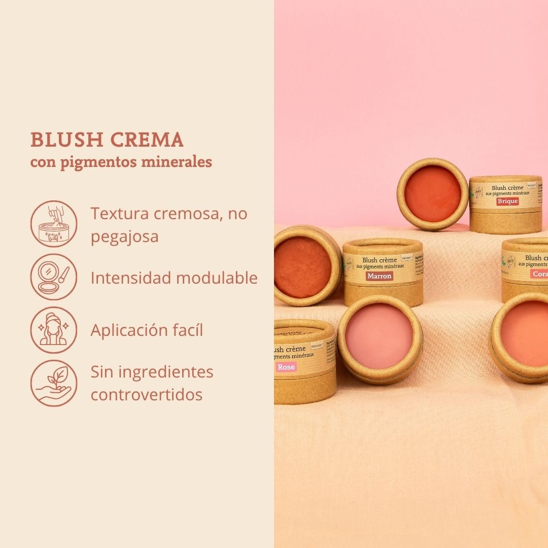 Colorete crema con pigmentos minerales Rose Comme Avant 10 g
