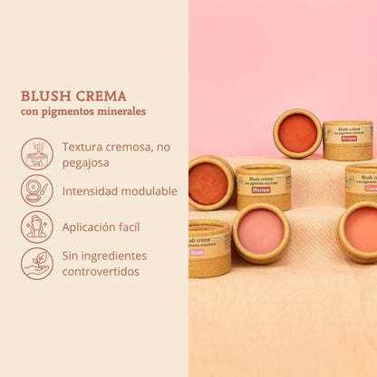 Colorete crema con pigmentos minerales Rose Comme Avant 10 g
