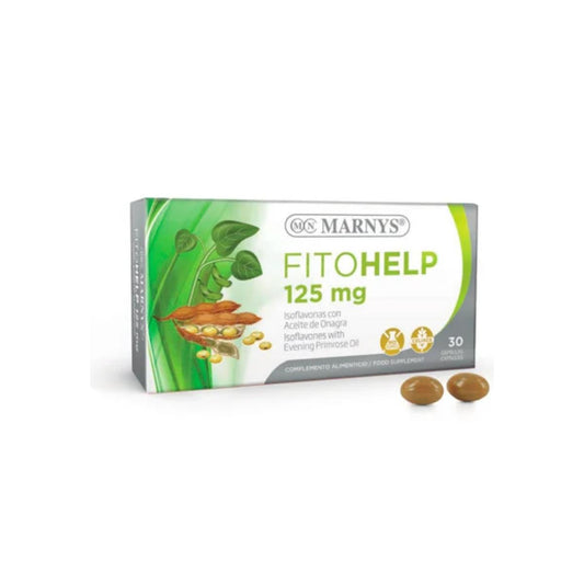 Fitohelp isoflavonas Marnys, 30 x 125 mg