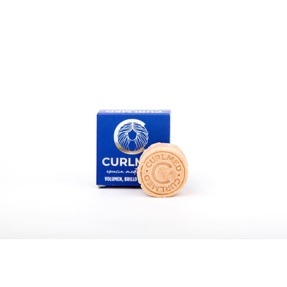 Champú sólido volumen, brillo y suavidad CurlMed 30g