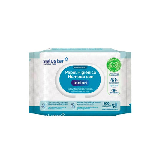 Papel higiénico húmedo Salustar 100 uds
