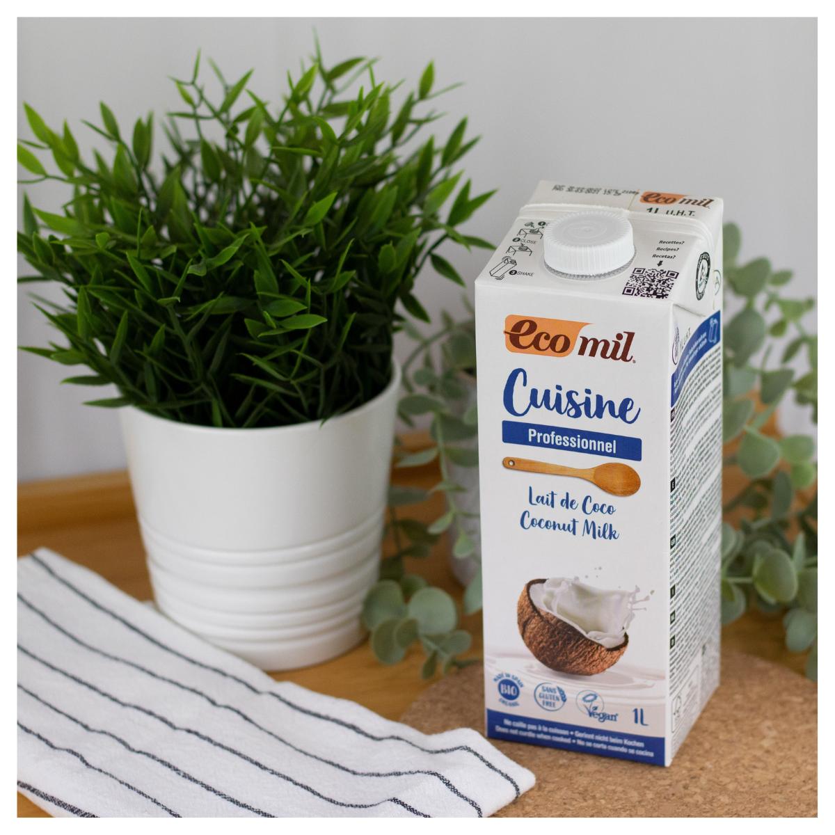 Preparado culinario Leche de Coco Cuisine Ecomil 500 ml