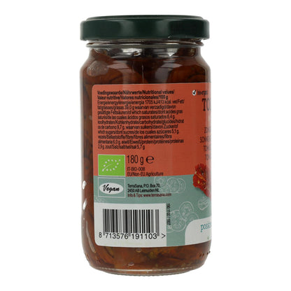 Tomates secados al sol en aceite de oliva virgen extra Terrasana 180 g