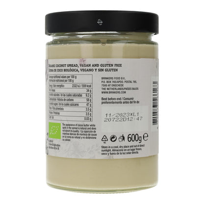 Crema Blanca con Coco vegana La Vida Vegan