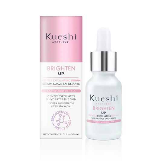 Sérum facial suave exfoliante con 5% ácido láctico + HA Kueshi 30 ml