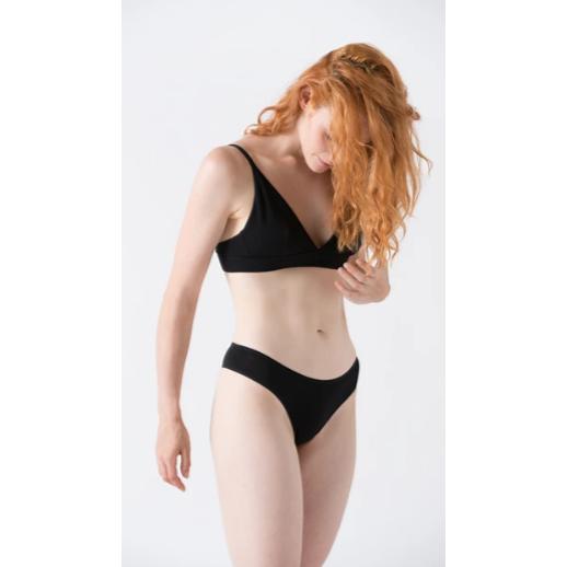 Tanga algodón orgánico blanco Minimalism