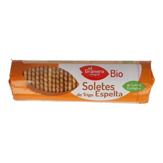 Galletas soletes de trigo espelta BIO El Granero, 230g